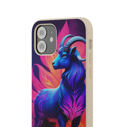 Pink Peculiar Goat Biodegradable Case