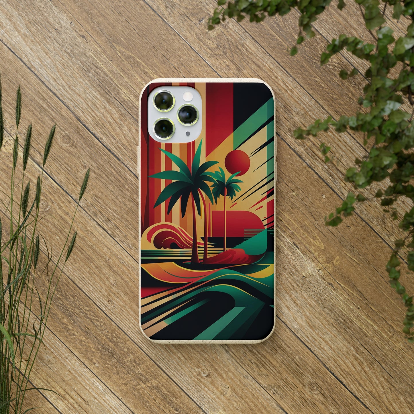 Beach Painting Biodegradable Case