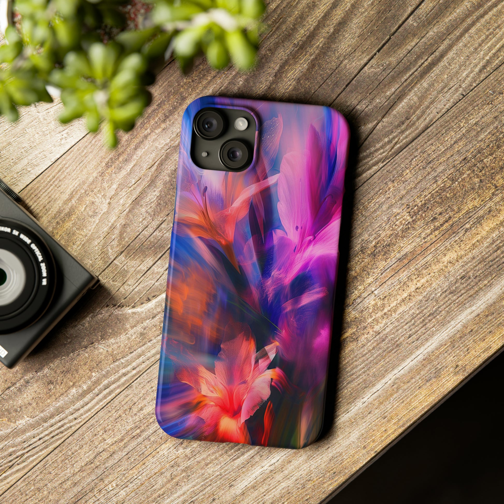 Blurry Abstract Slim Phone Case - Colorwink