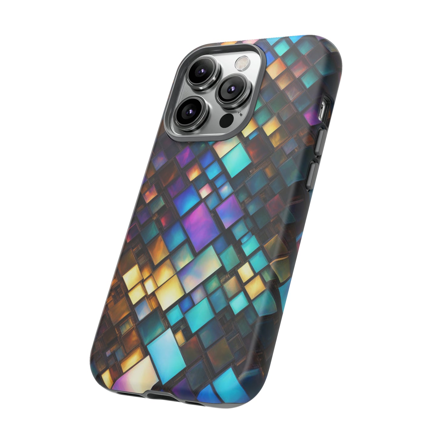 Colored Glass Tiles Tough Case - Colorwink