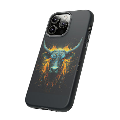 Bull Face Yellow Tough Case