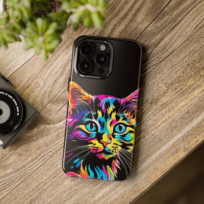 Psychedelic Cat Tough Case