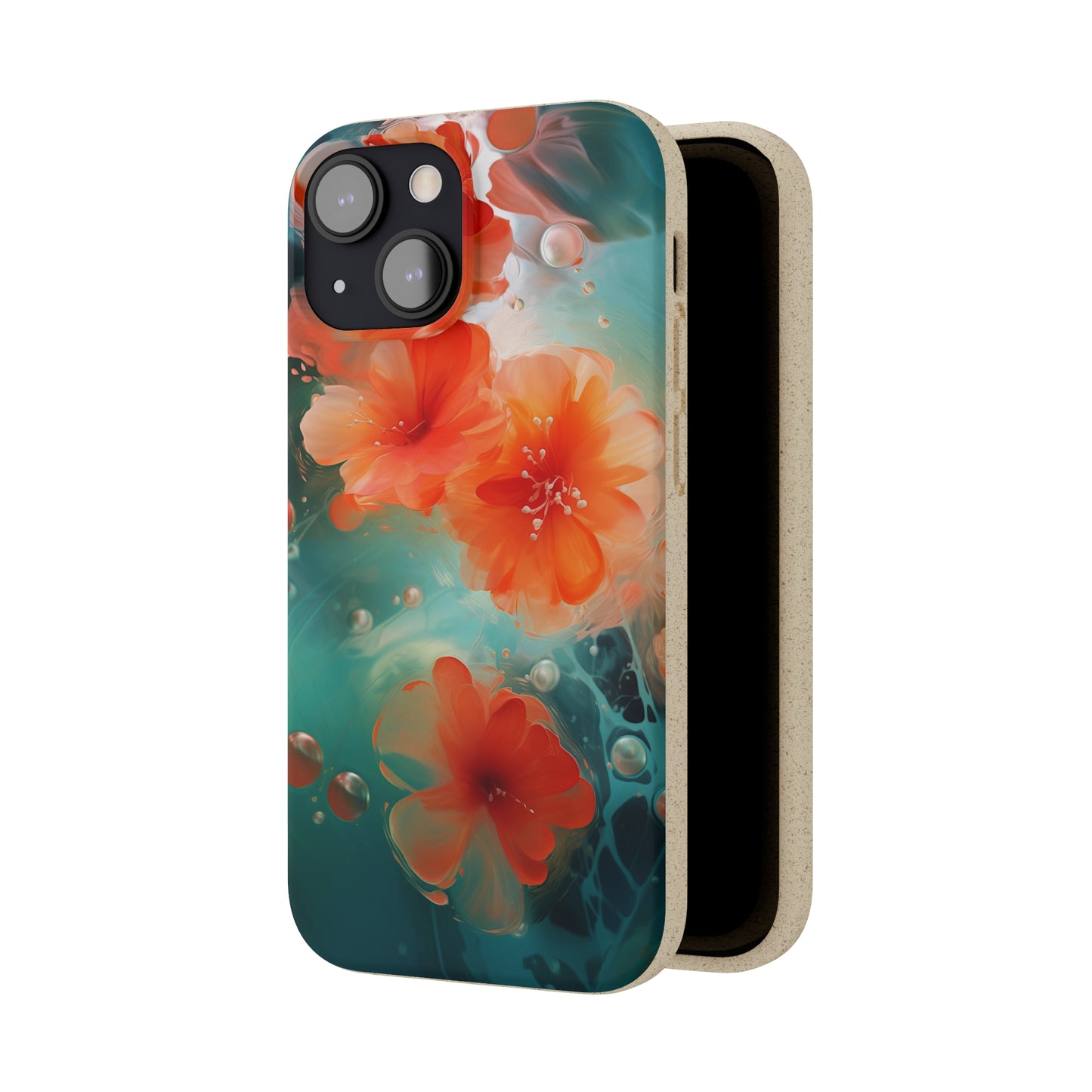 Flower painting Biodegradable Case