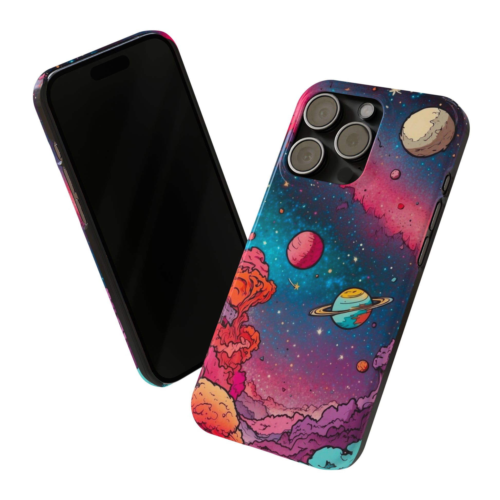 Cartoon Cosmos Slim Phone Cases - Colorwink