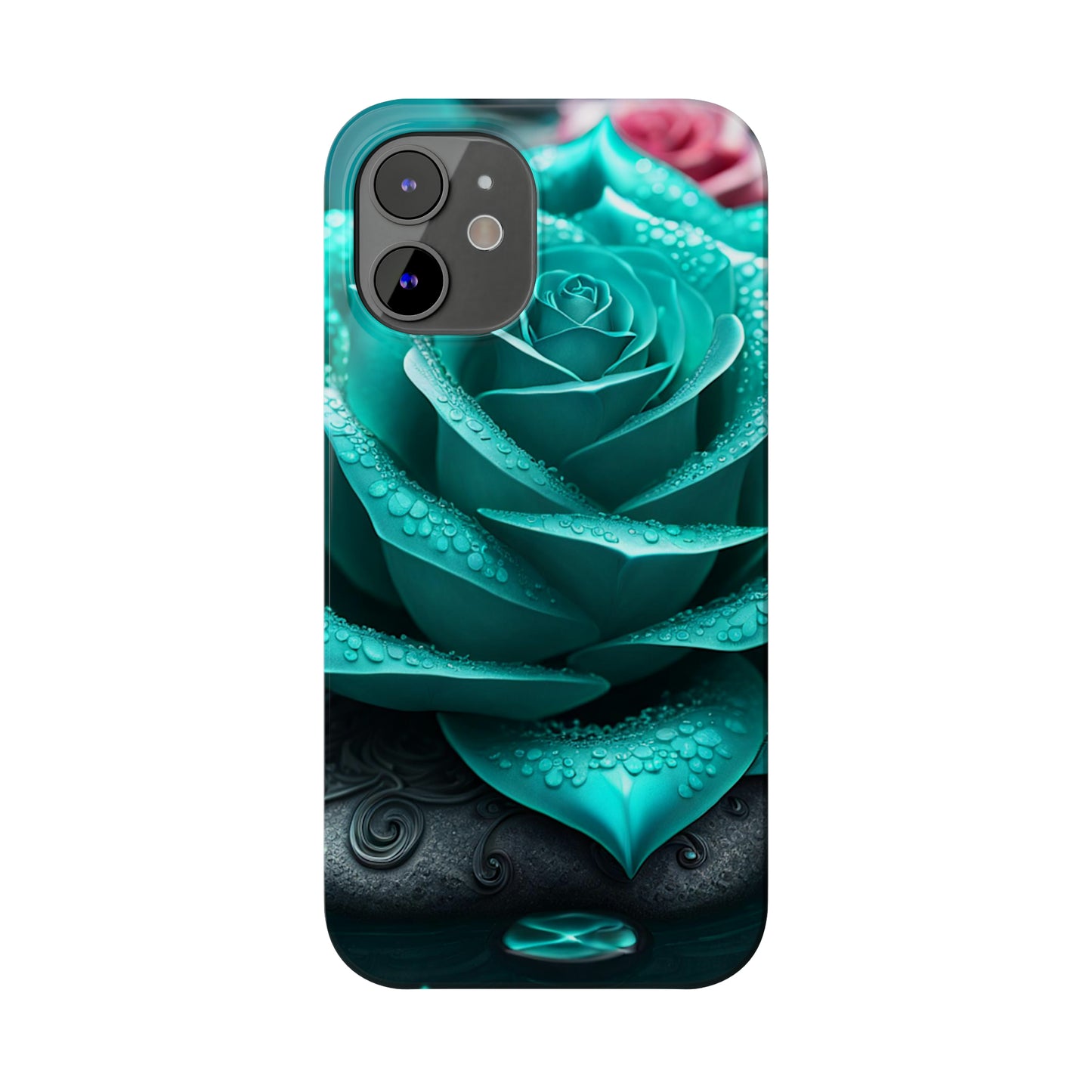 Blue Lotus Slim Phone Case - Colorwink