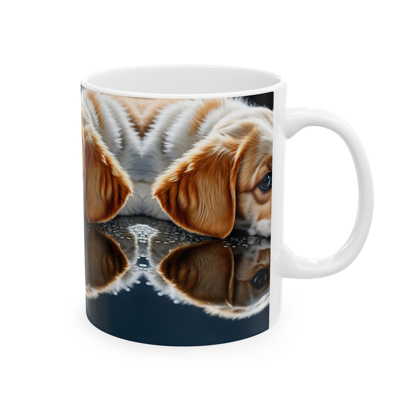 Puppy Reflection Coffee Mug