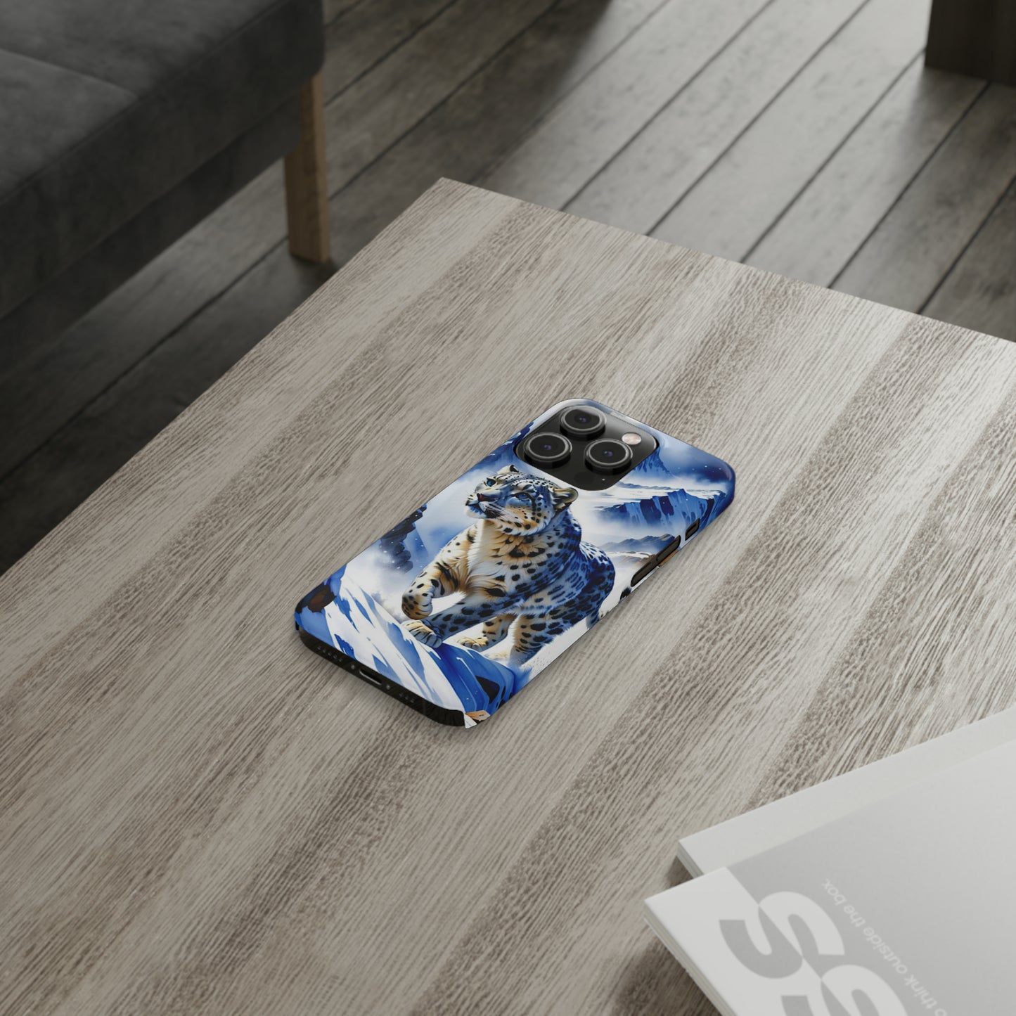 White Tiger Slim Phone Case - Colorwink