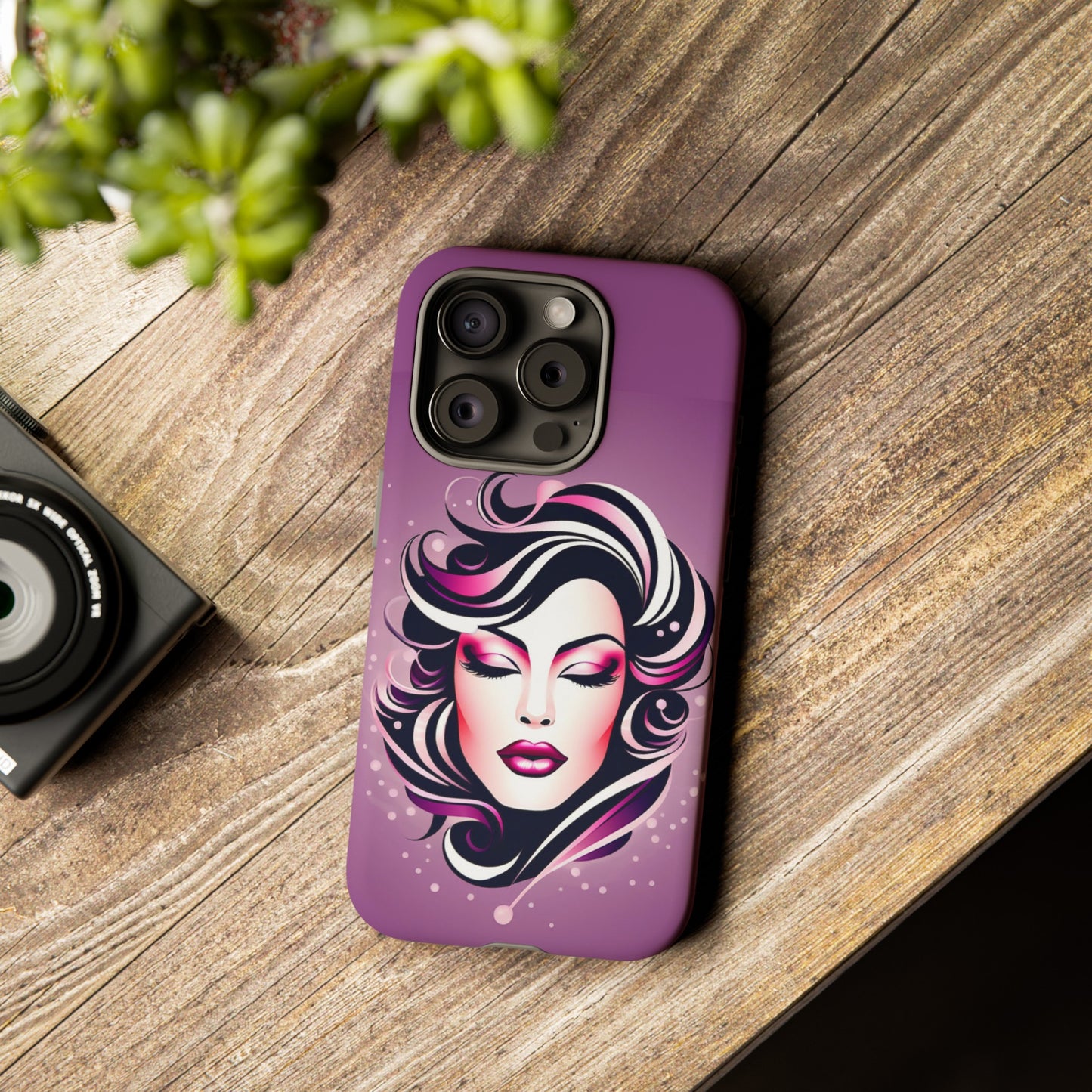 Magenta Lady Tough Case