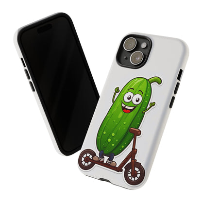 Cucumber on Scooter Tough Case