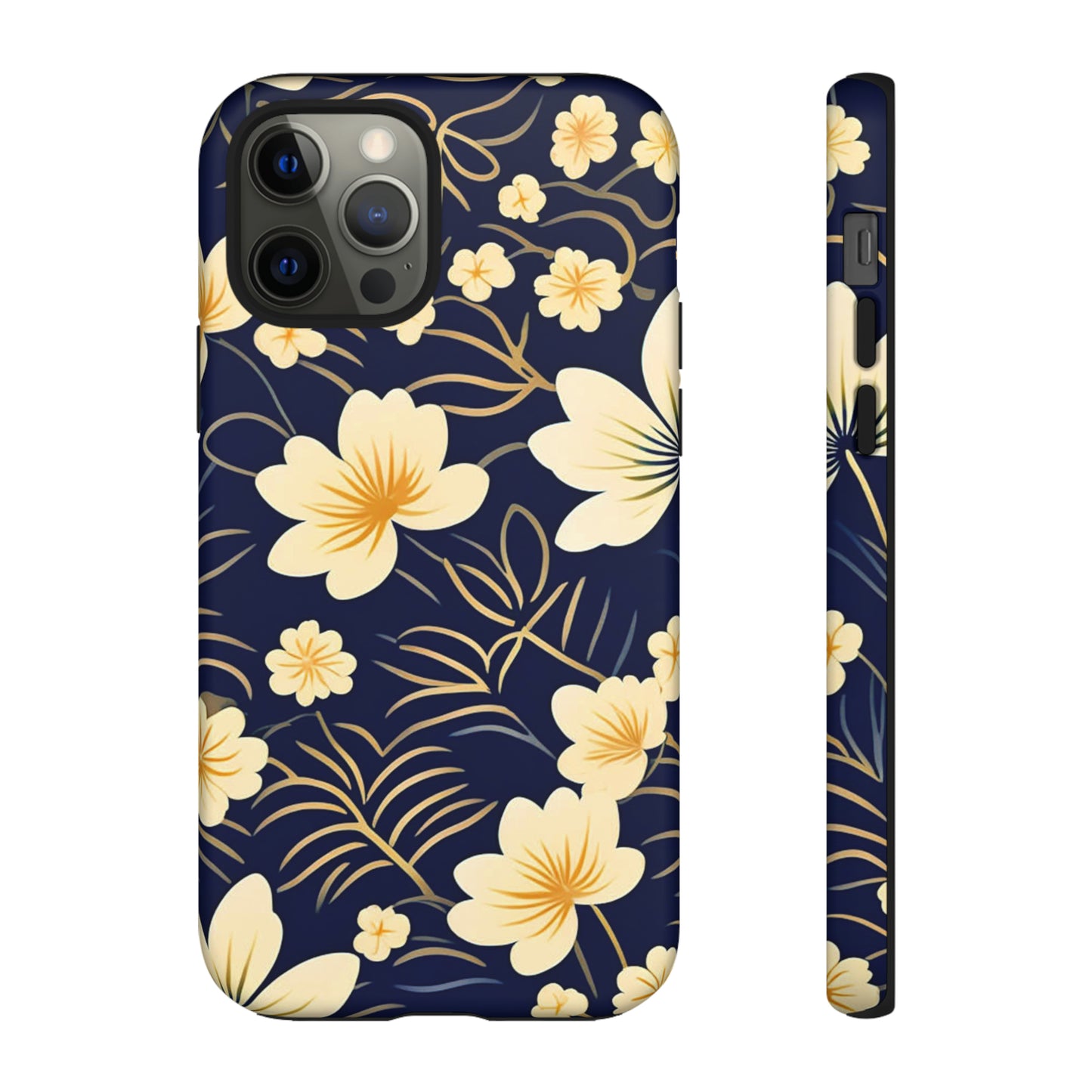 White Flower Art Tough Case