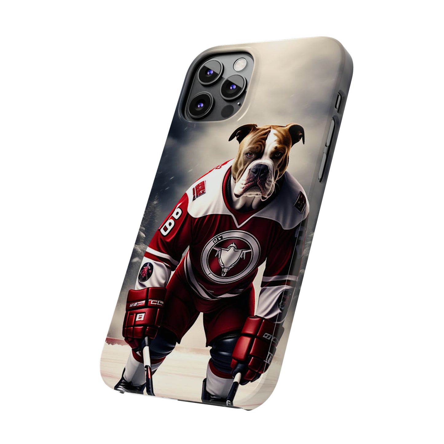 Ice Hockey Player Slim Phone Case - Colorwink