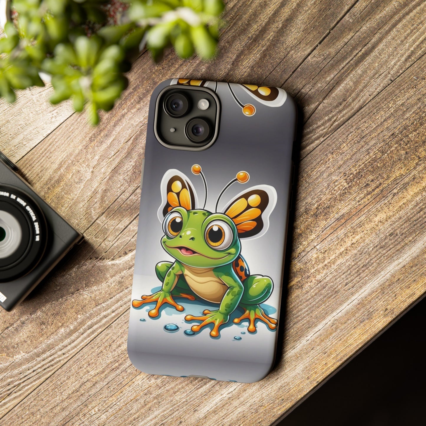 Butterfly-Frog Tough Case