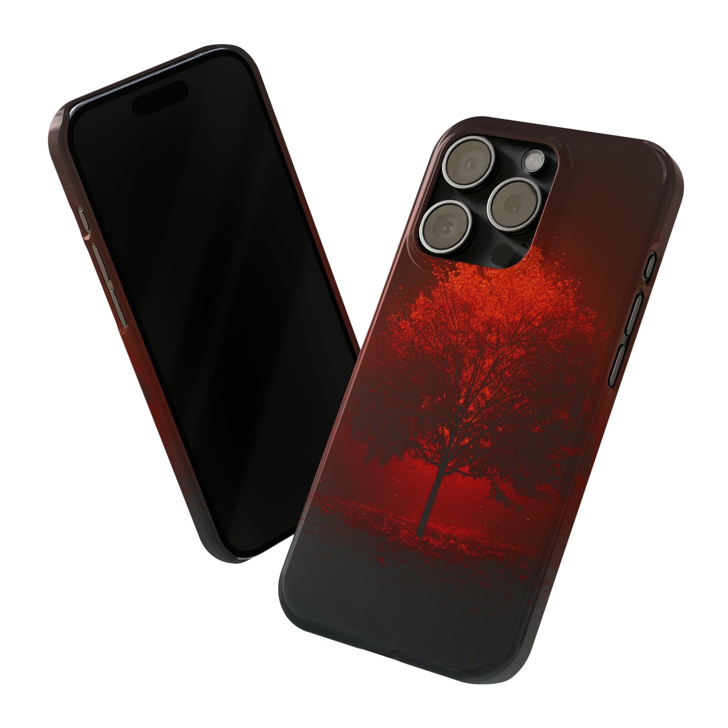 Red Tree Slim Phone Case - Colorwink