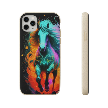 Psychedelic Horse Biodegradable Case