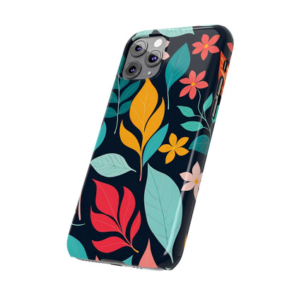 Flower Leaf Slim Phone Case