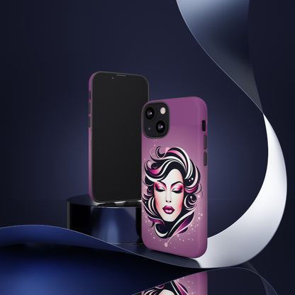 Magenta Lady Tough Case