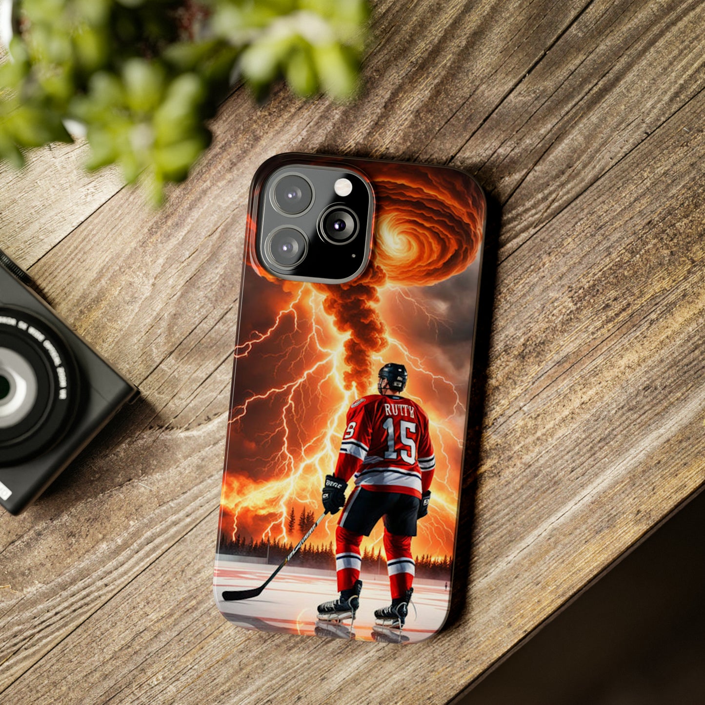 Ice Hockey Slim Phone Case - Colorwink