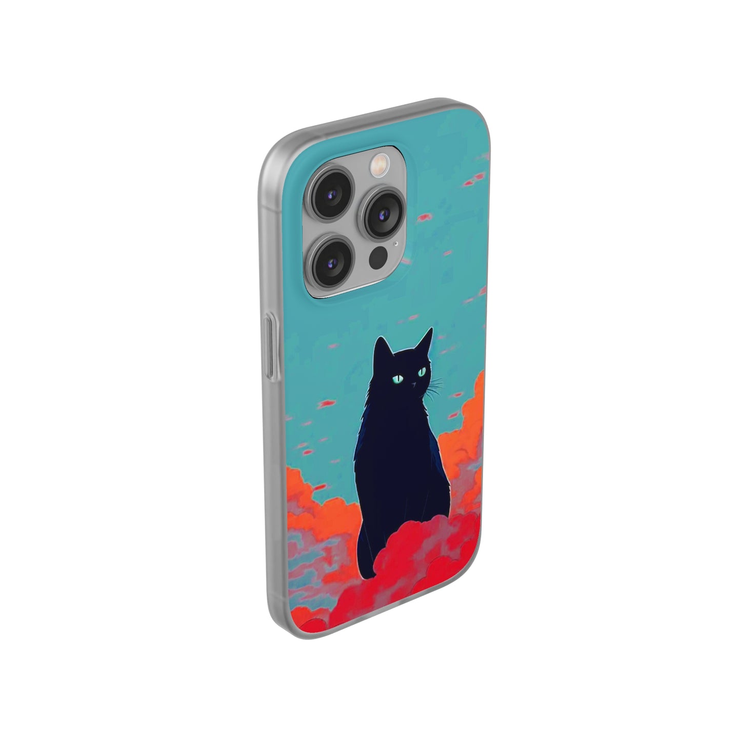 Black Cat Flexi Case - Colorwink