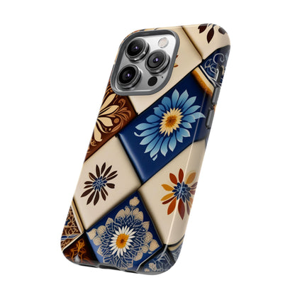 Floral Tiles Tough Case