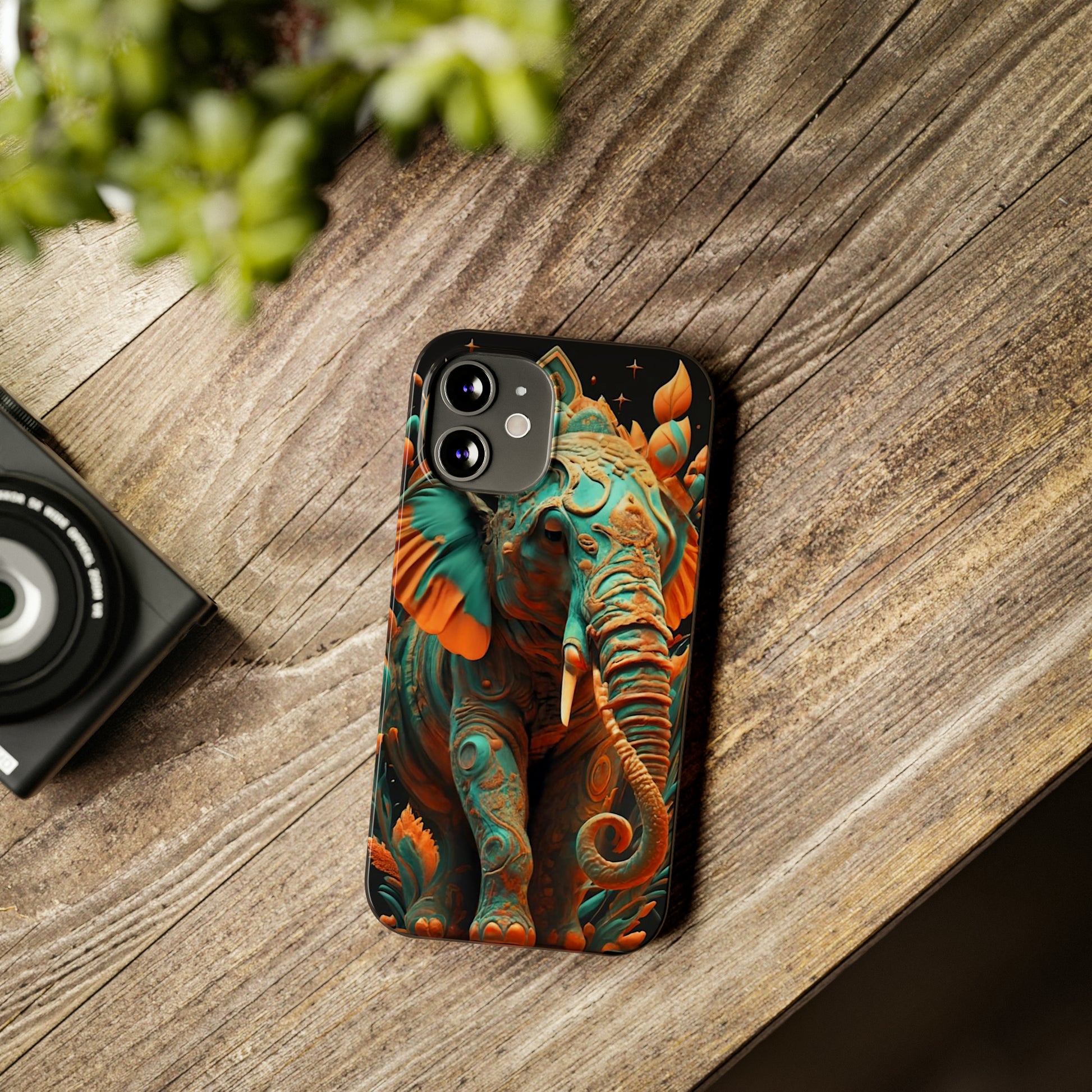 Elephant Slim Phone Case - Colorwink