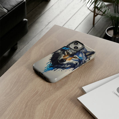 Blue wolf Tough Case