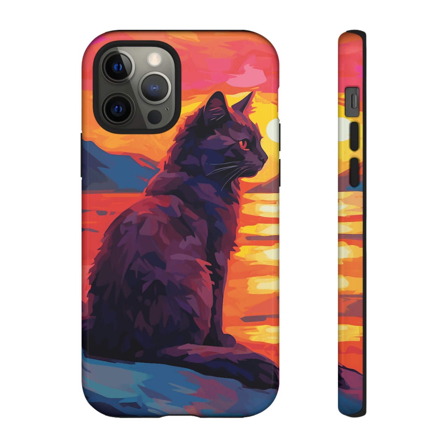 Sunset Cat Tough Case