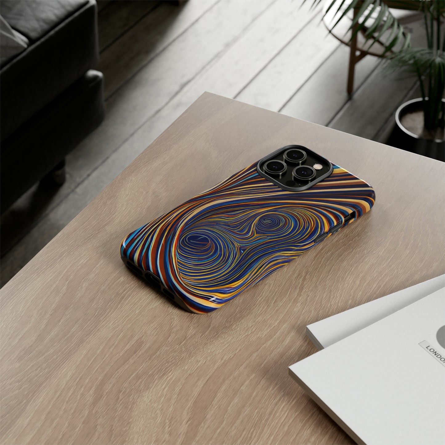 Spiral illusion Pattern Tough Case