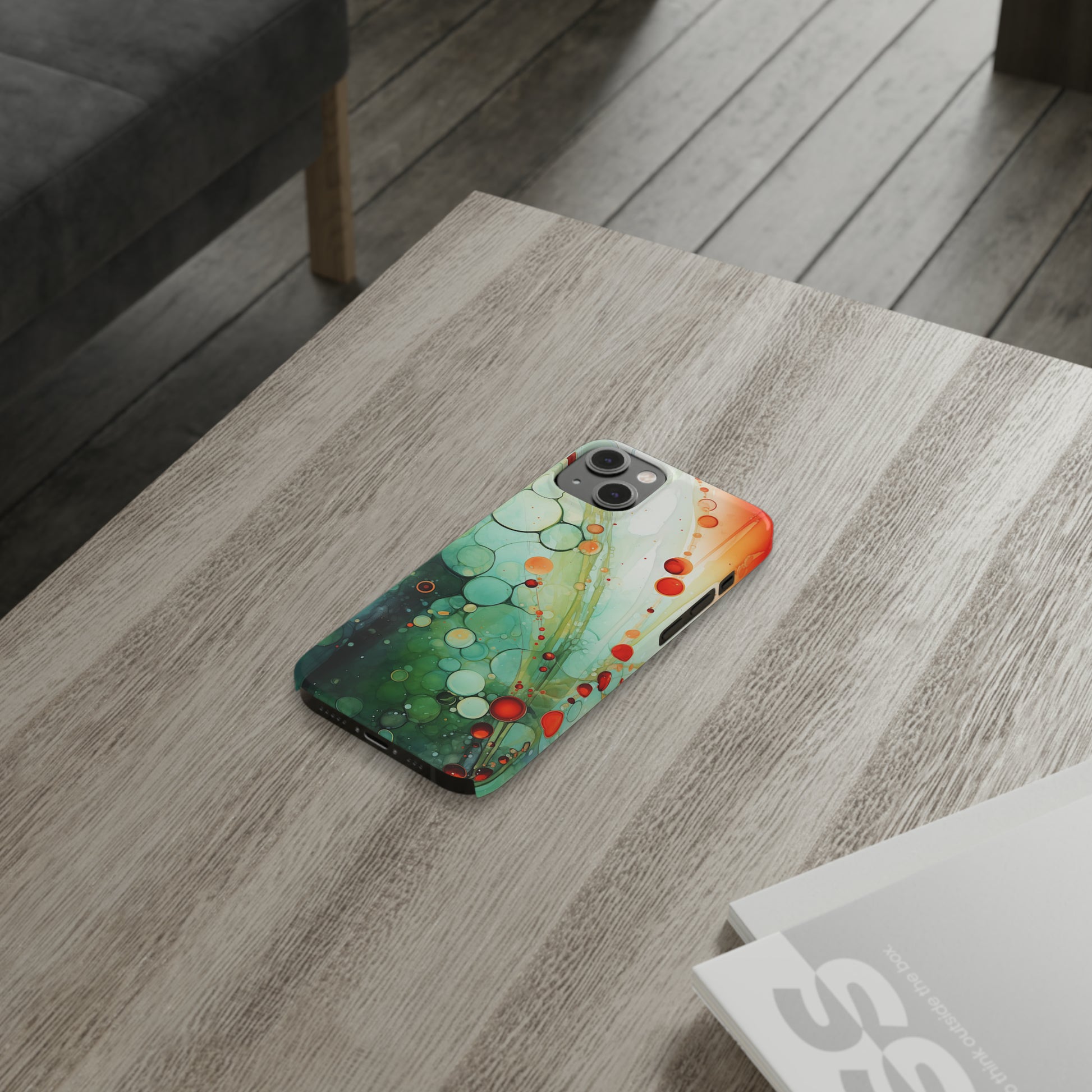 Abstract Shapes Design Slim Phone Case - Colorwink