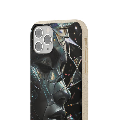 Fractured Glass art Biodegradable Case