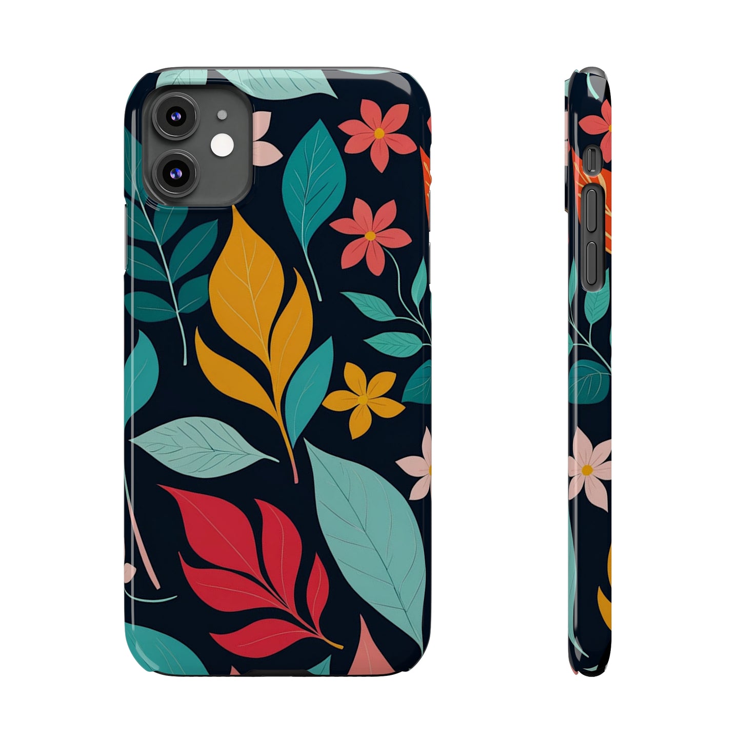 Flower Leaf Slim Phone Case