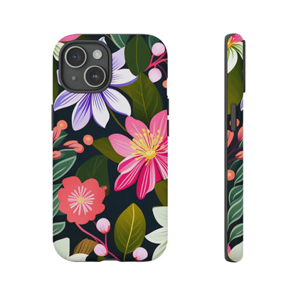 Pink Flower Pattern Tough Case