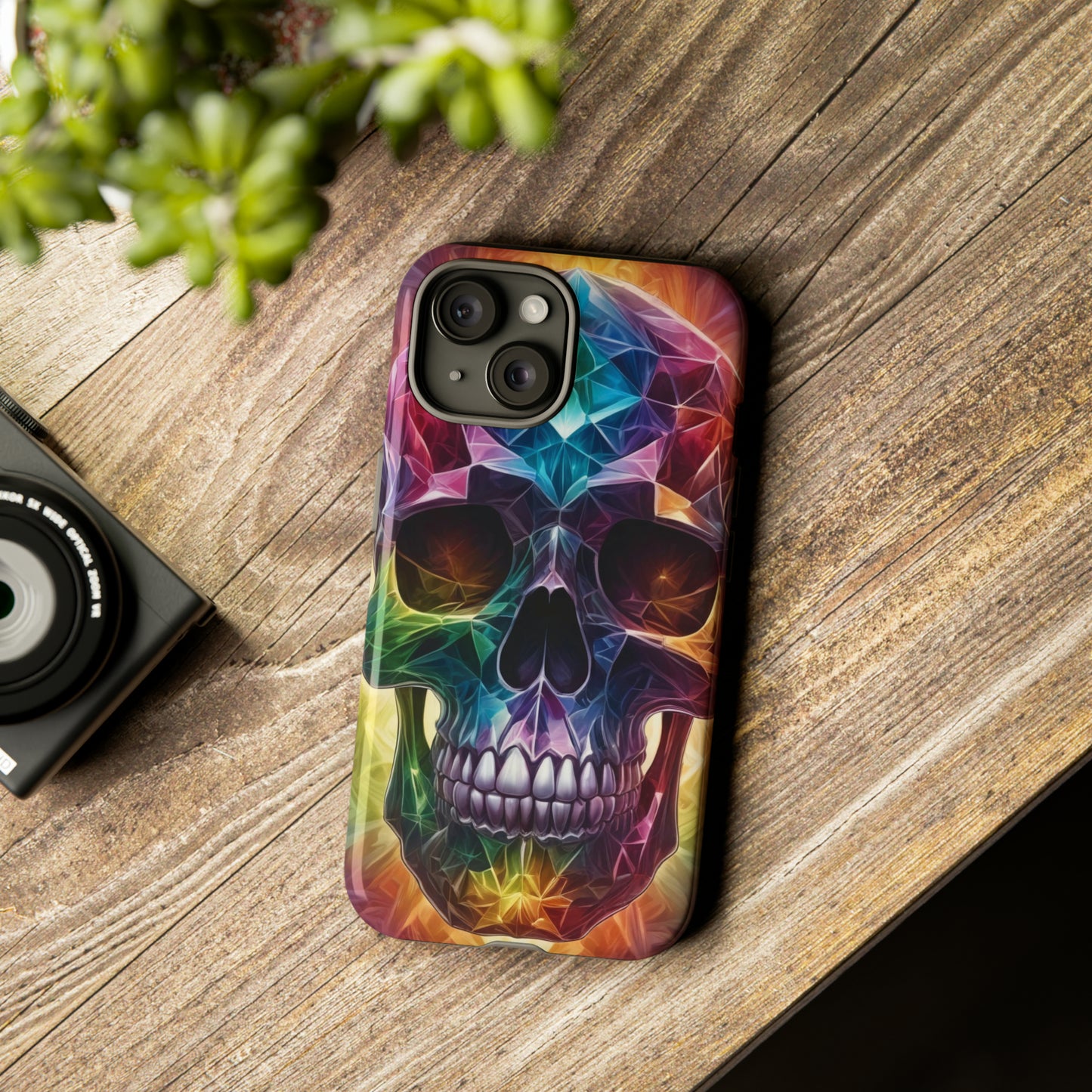 Psychedelic Skull Tough Case