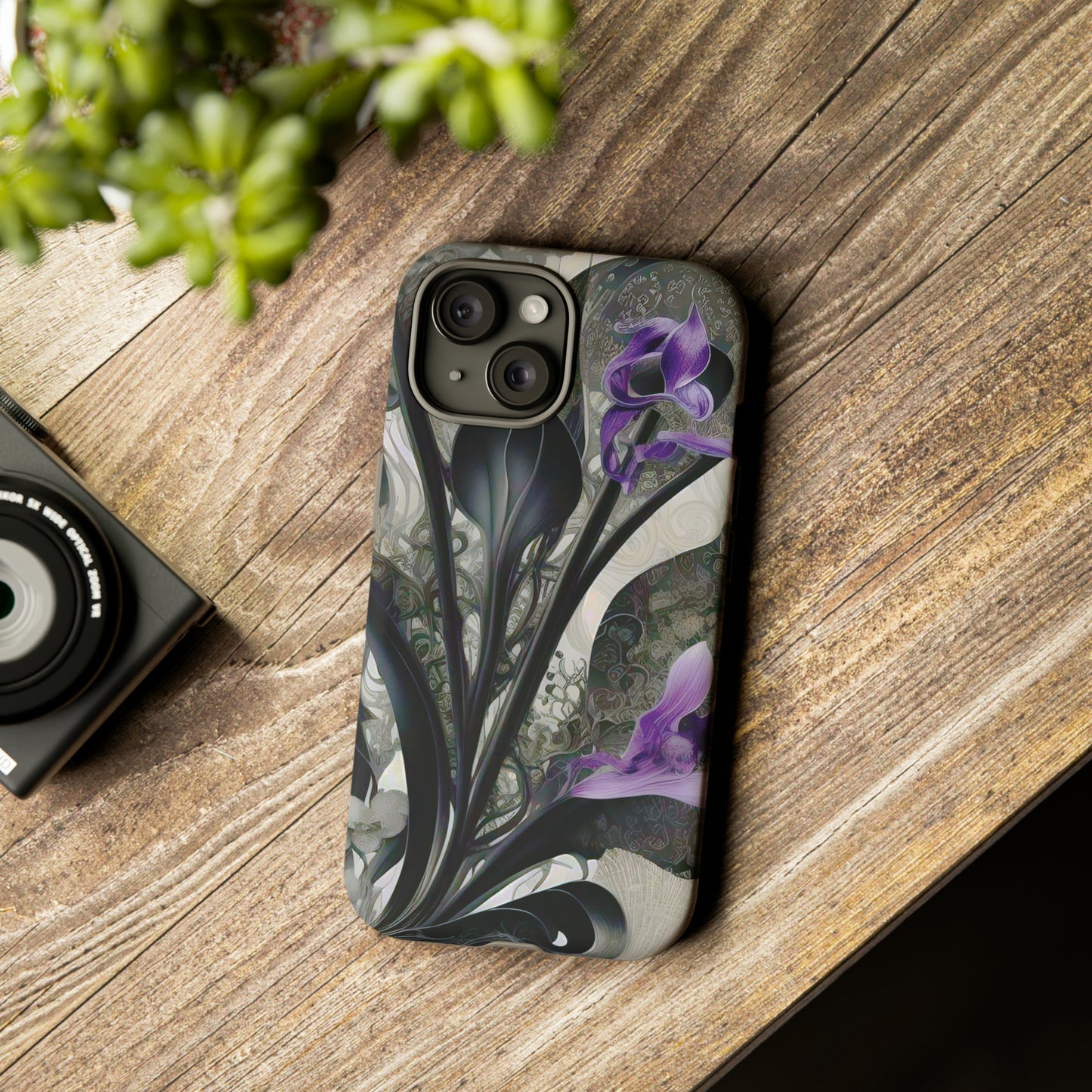 Black Orchid Tough Case