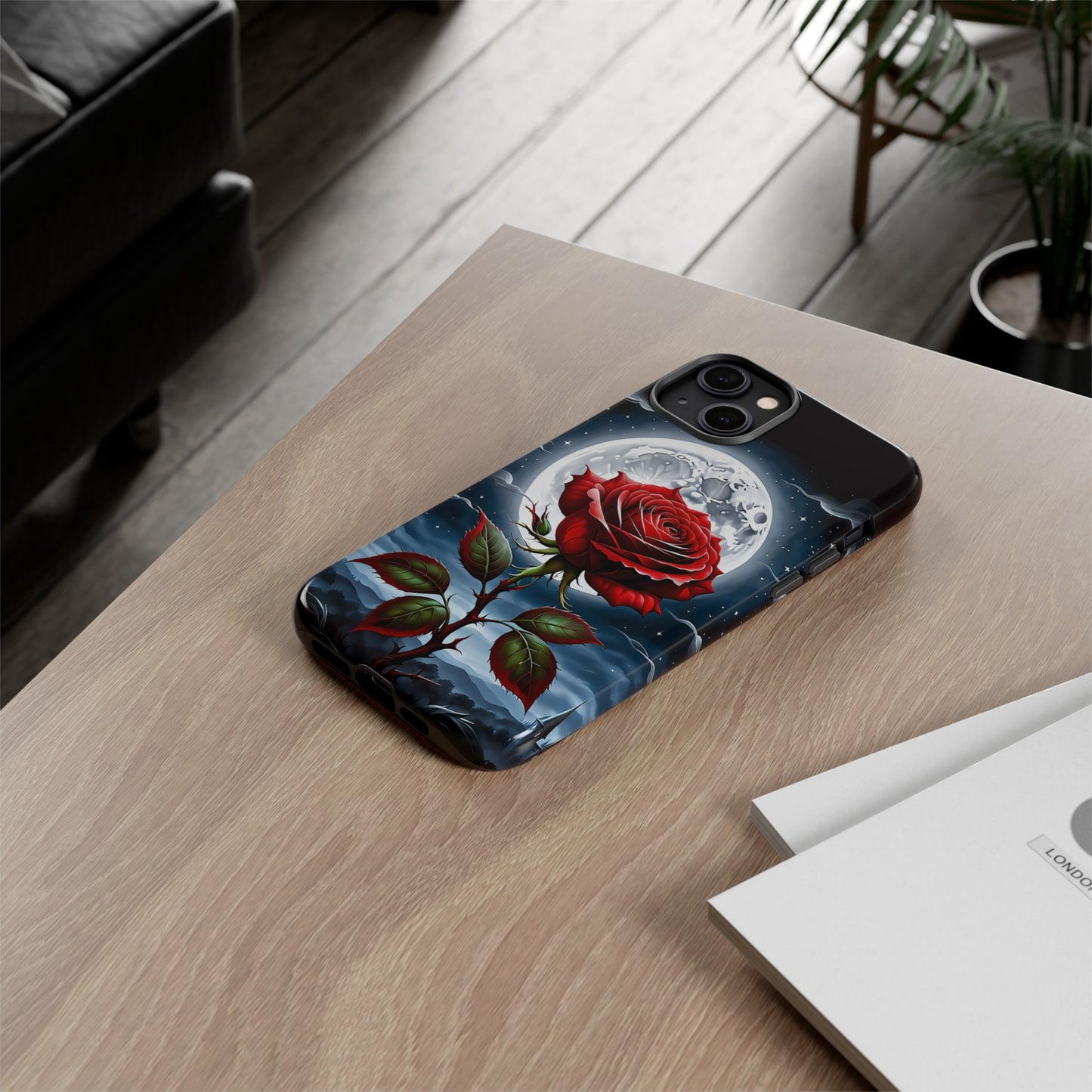 Moonlit Rose Tough Case