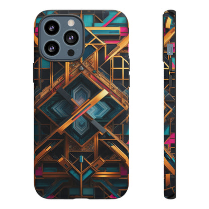 Abstract Tesseract Tough Case