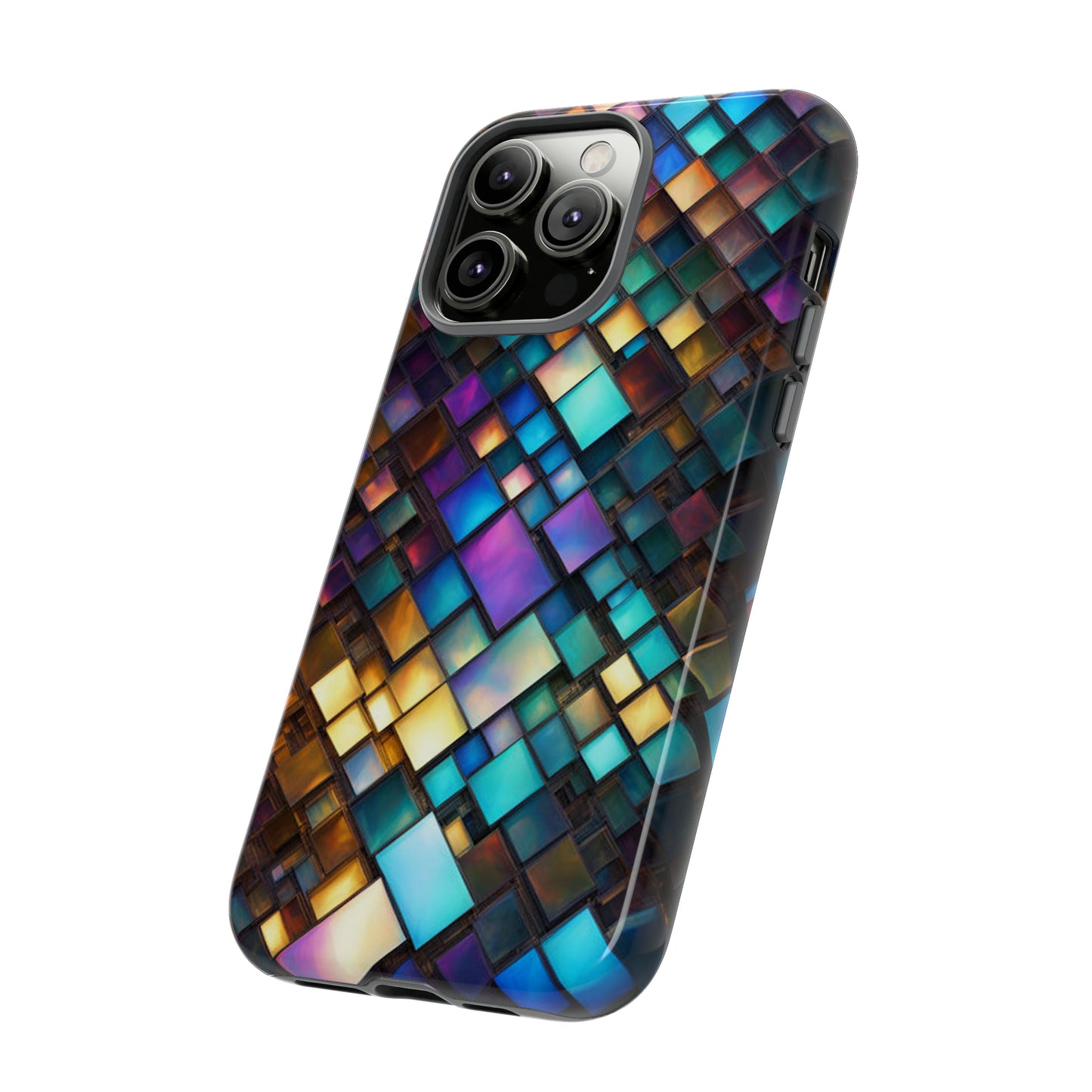 Colored Glass Tiles Tough Case - Colorwink