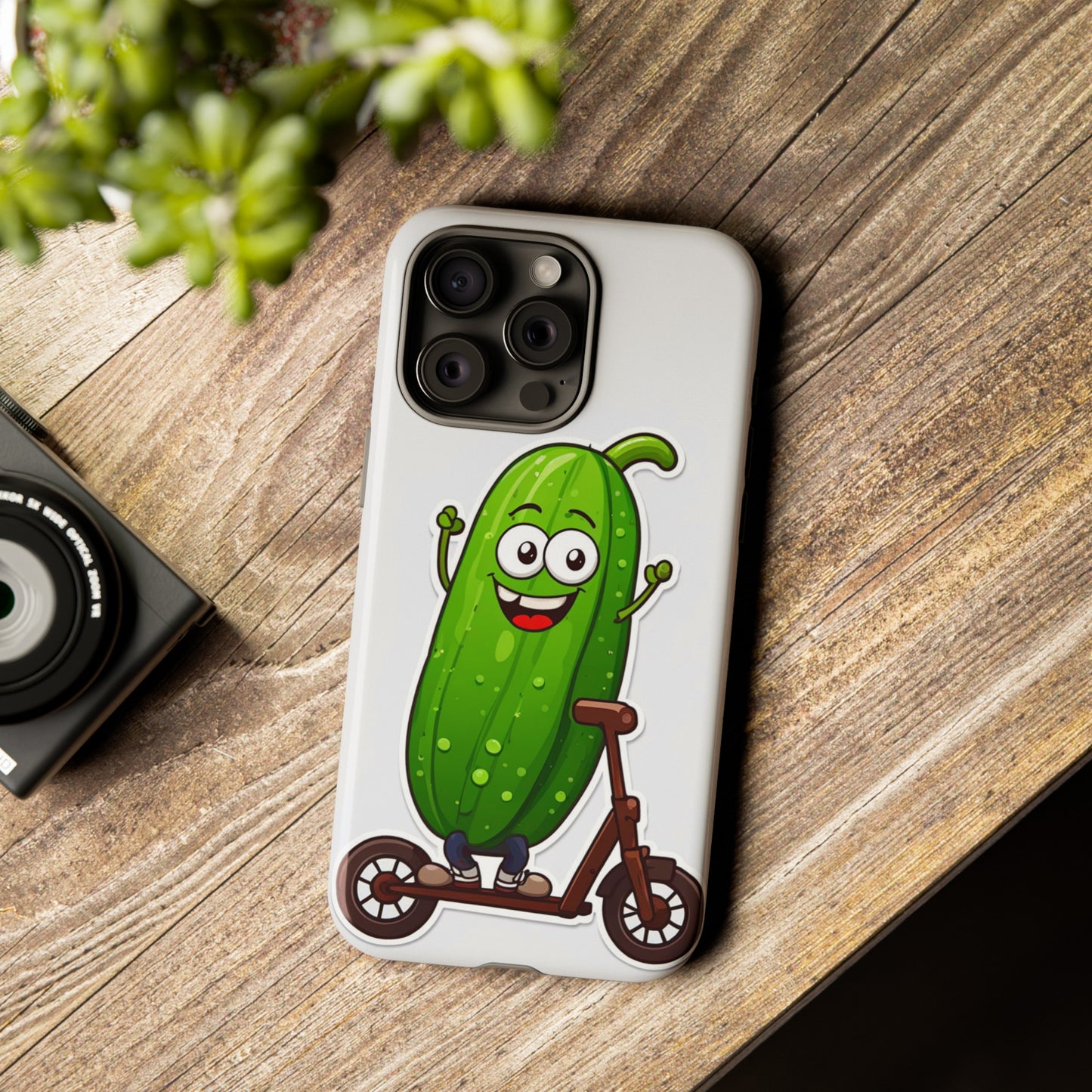 Cucumber on Scooter Tough Case