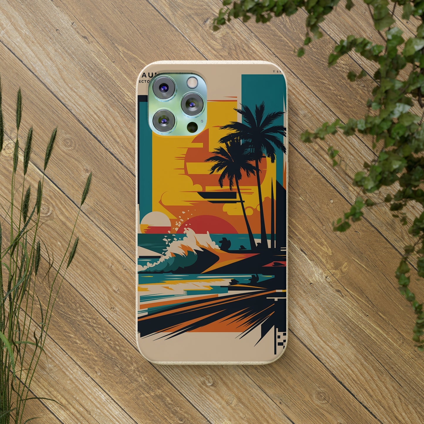 Sunset Mural Biodegradable Case