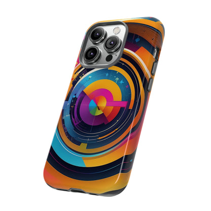 Circular Abstract Tough Case - Colorwink