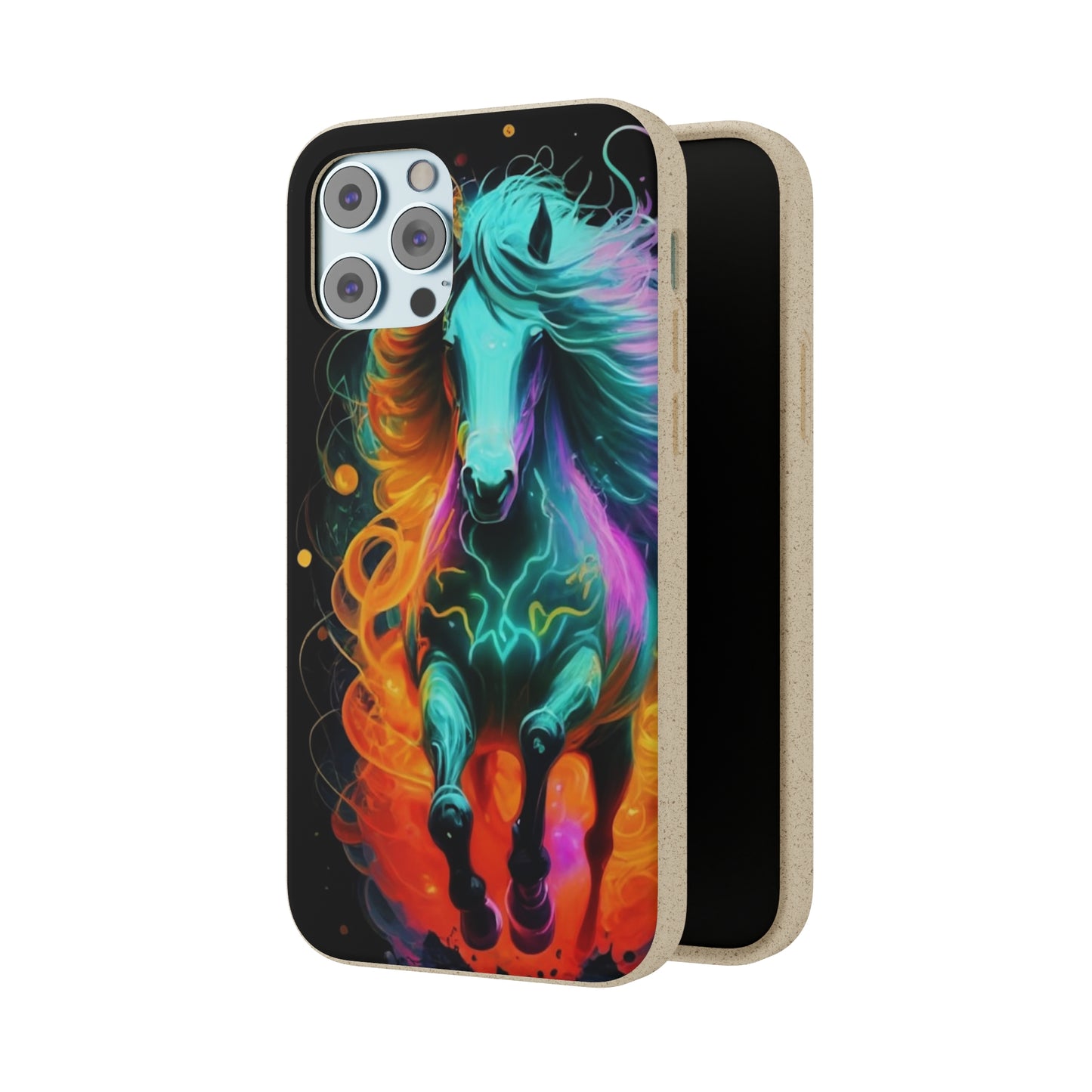 Psychedelic Horse Biodegradable Case