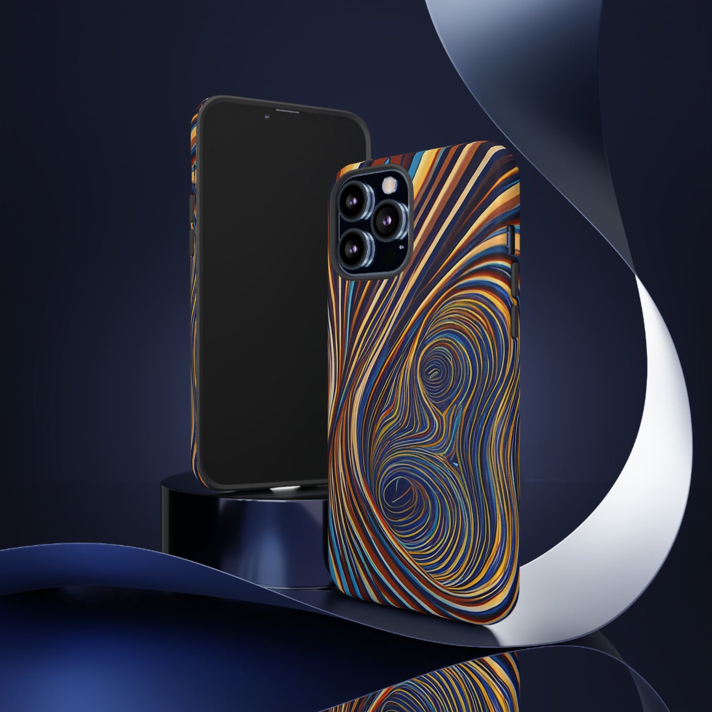 Spiral illusion Pattern Tough Case