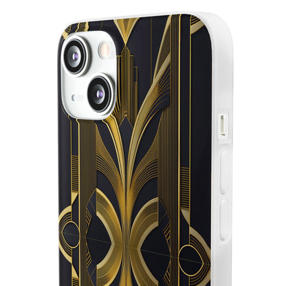 Abstract Golden Flexi Case