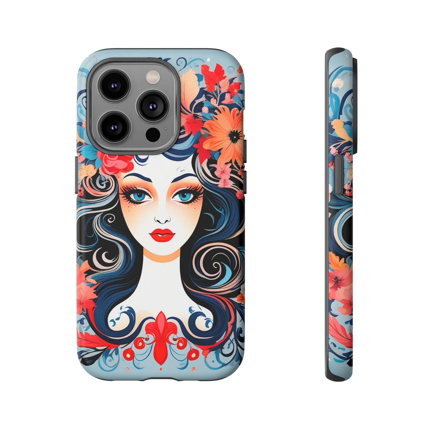 Floral Lady Tough Case