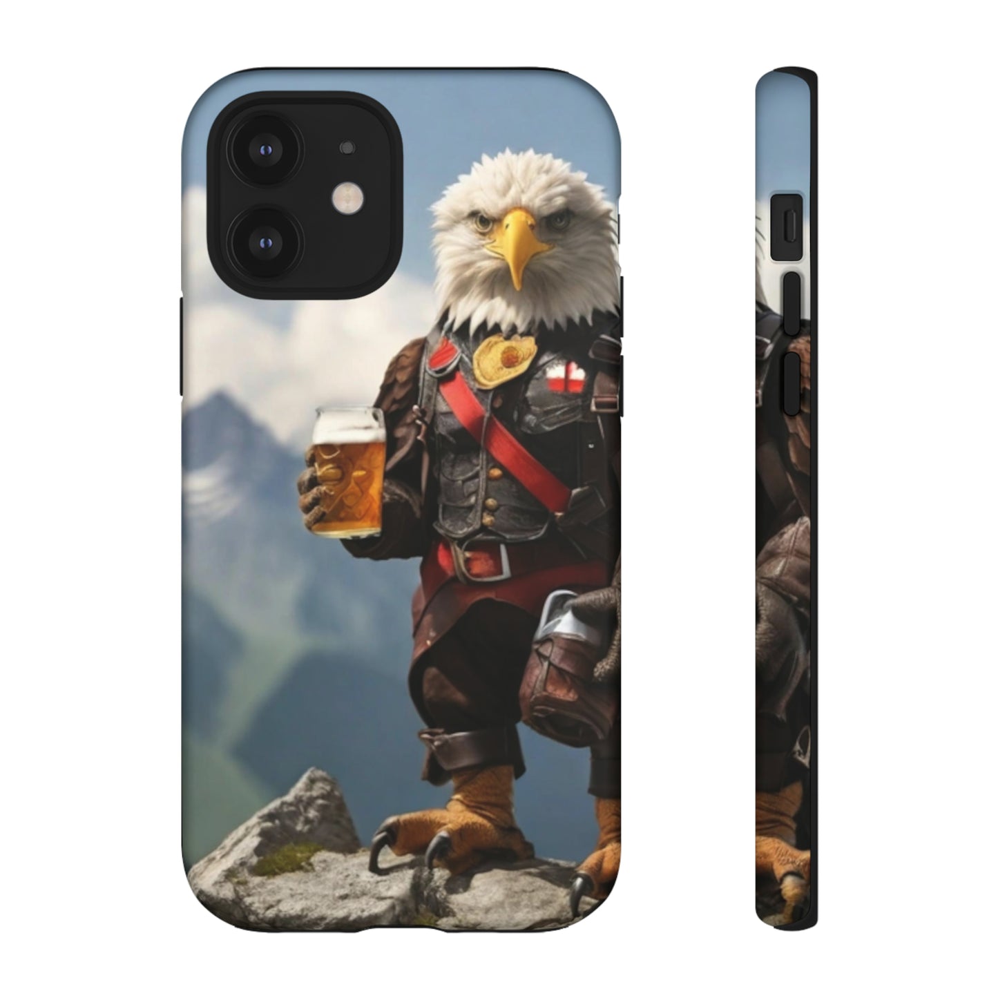 Eagle holding by a beer Tough Case