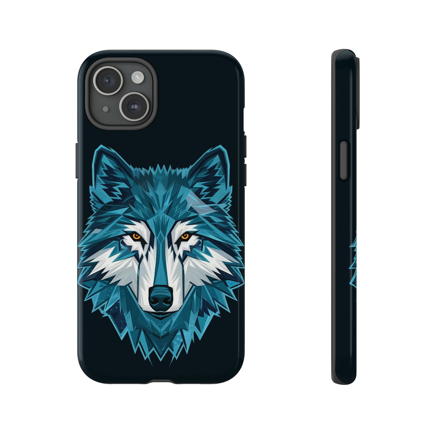 Cubism Wolf Art Tough Case