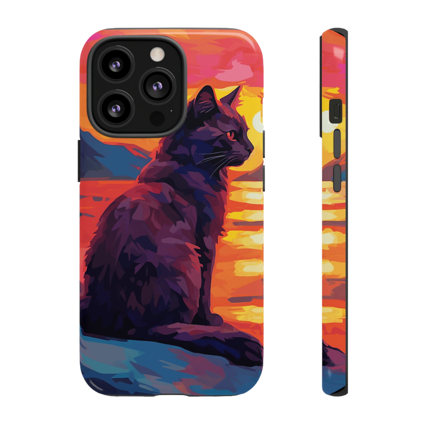 Sunset Cat Tough Case