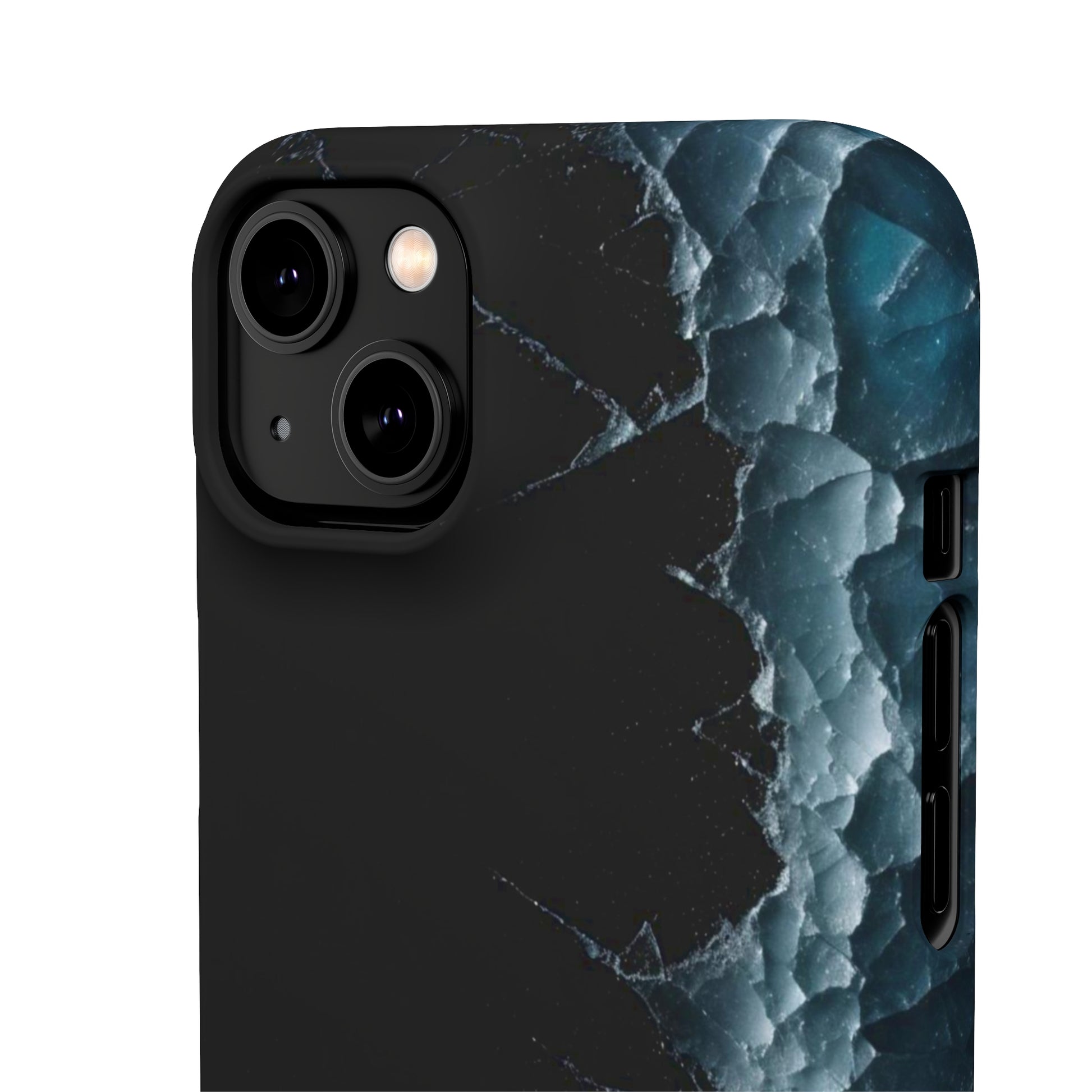 Blue Ice Cracking Snap Case - Colorwink