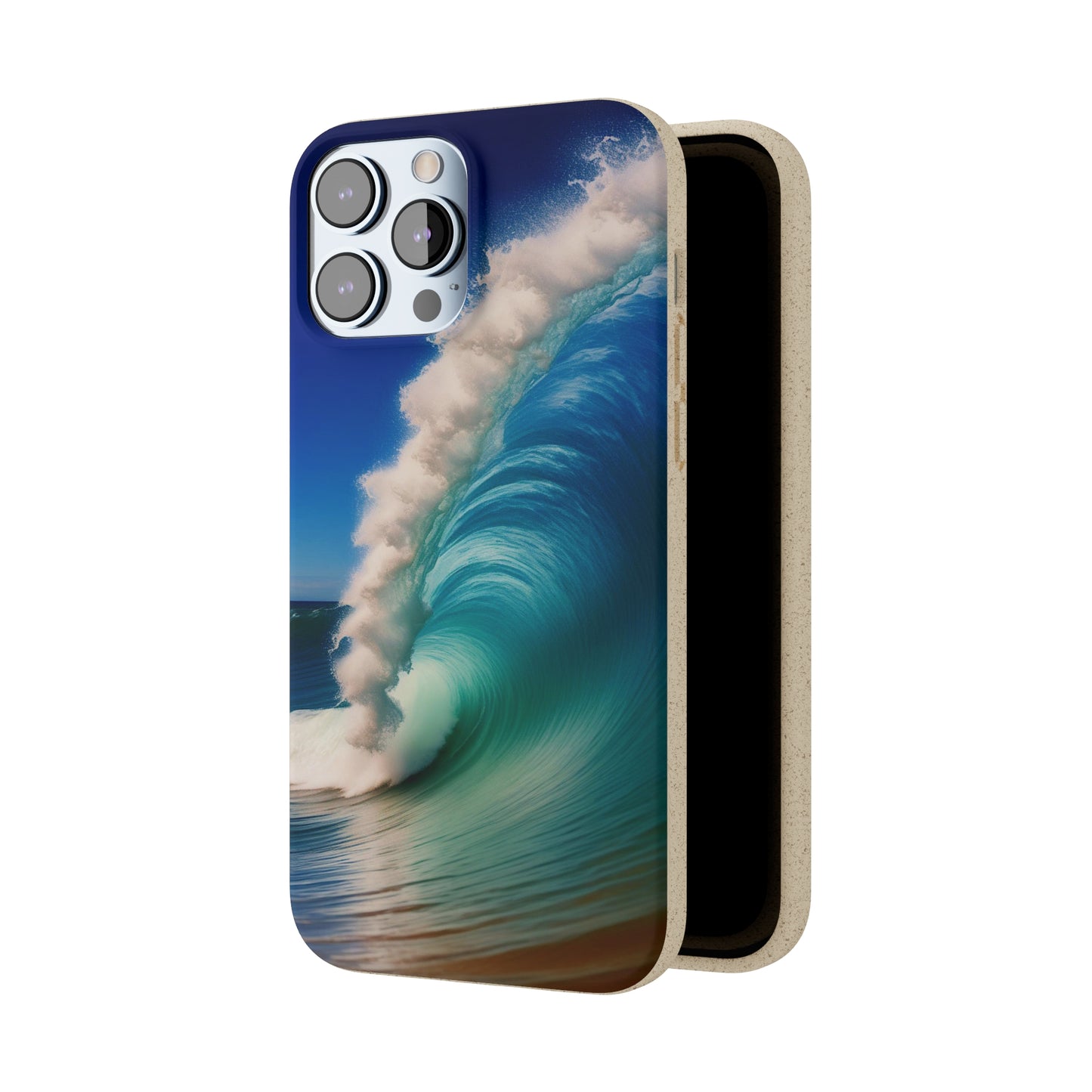 Deep Blue Wave Biodegradable Case