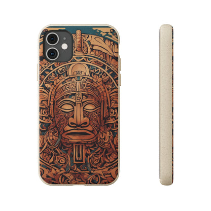 Marquesan Tattoo Style Biodegradable Case