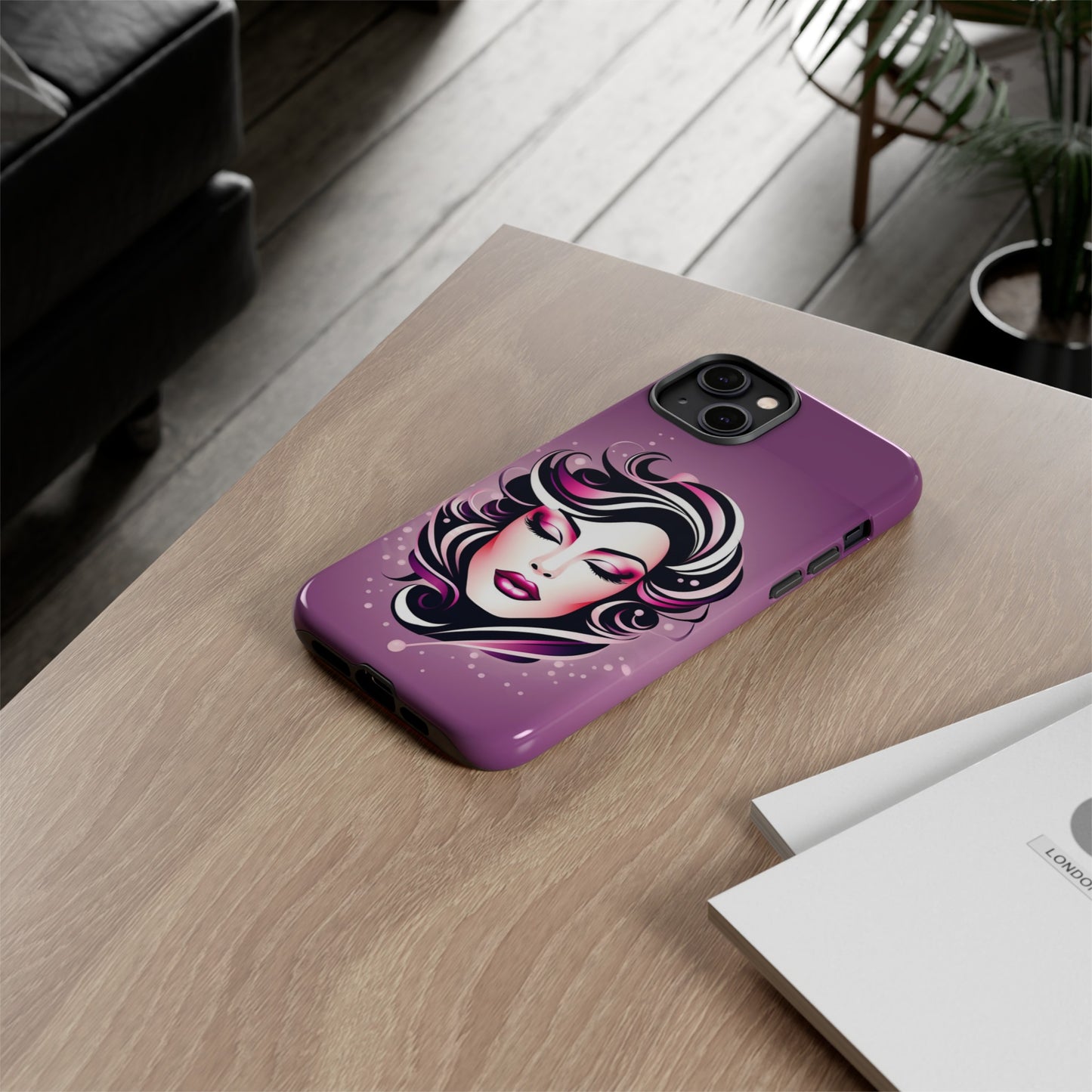 Magenta Lady Tough Case